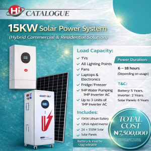 15kW + 12kVa Solar Power System (Hybrid Commercial & Residential Solution)